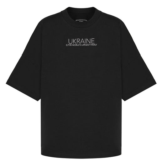 Футболка «Дерево життя» oversize чорна